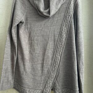 Croft & Barrow Taupe Hooded Sweater
